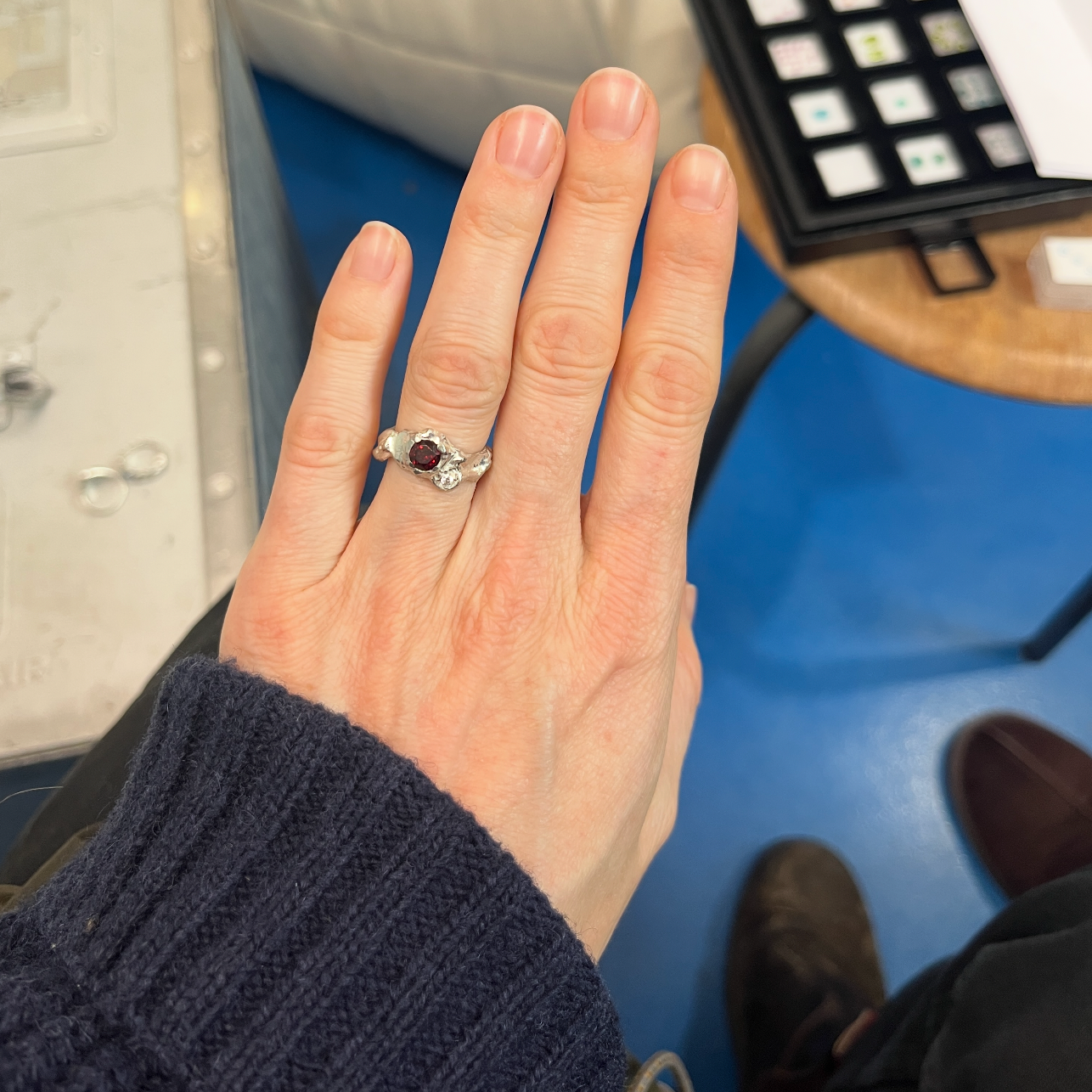 BIGGIESMALL RING. RUBY