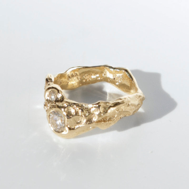 BIGGIESMALL GOLD RING