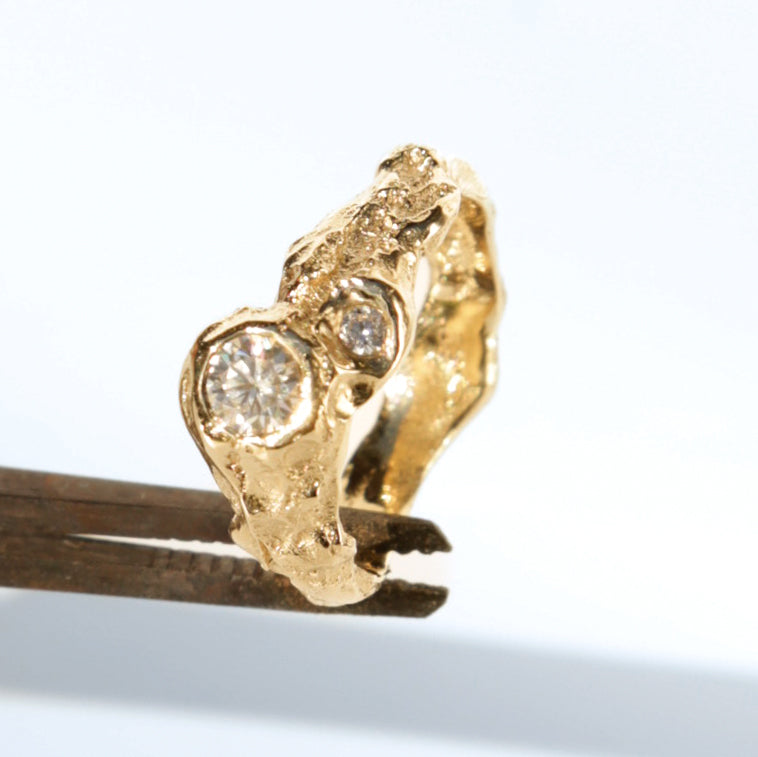 BIGGIESMALL GOLD RING