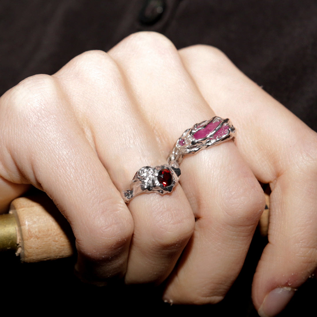 OBSESSION RING RUBY